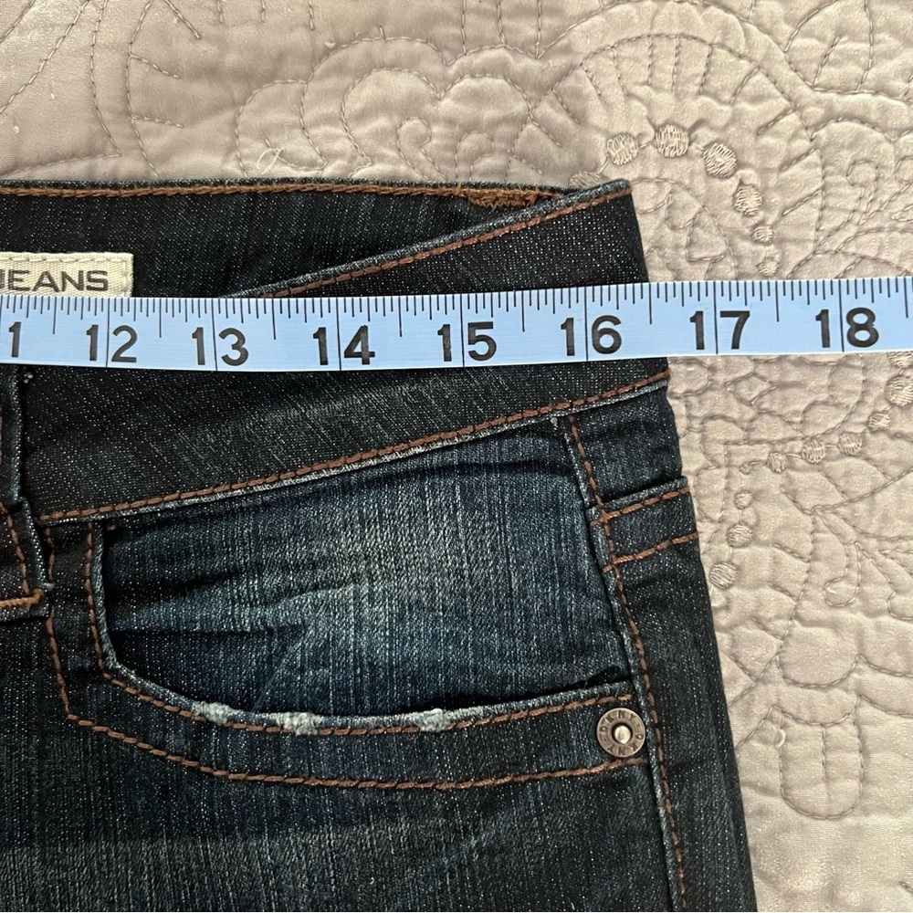 DKNY Denim Wide Leg Flare Jeans Size 12 - Picture 6 of 13